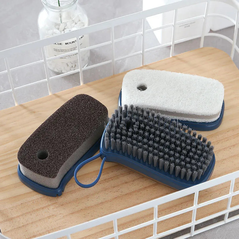 Cepillo de limpieza multifuncional con dispensador