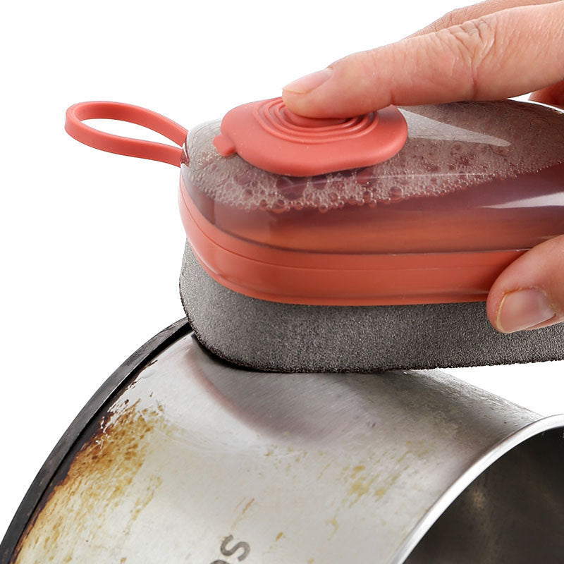 Cepillo de limpieza multifuncional con dispensador