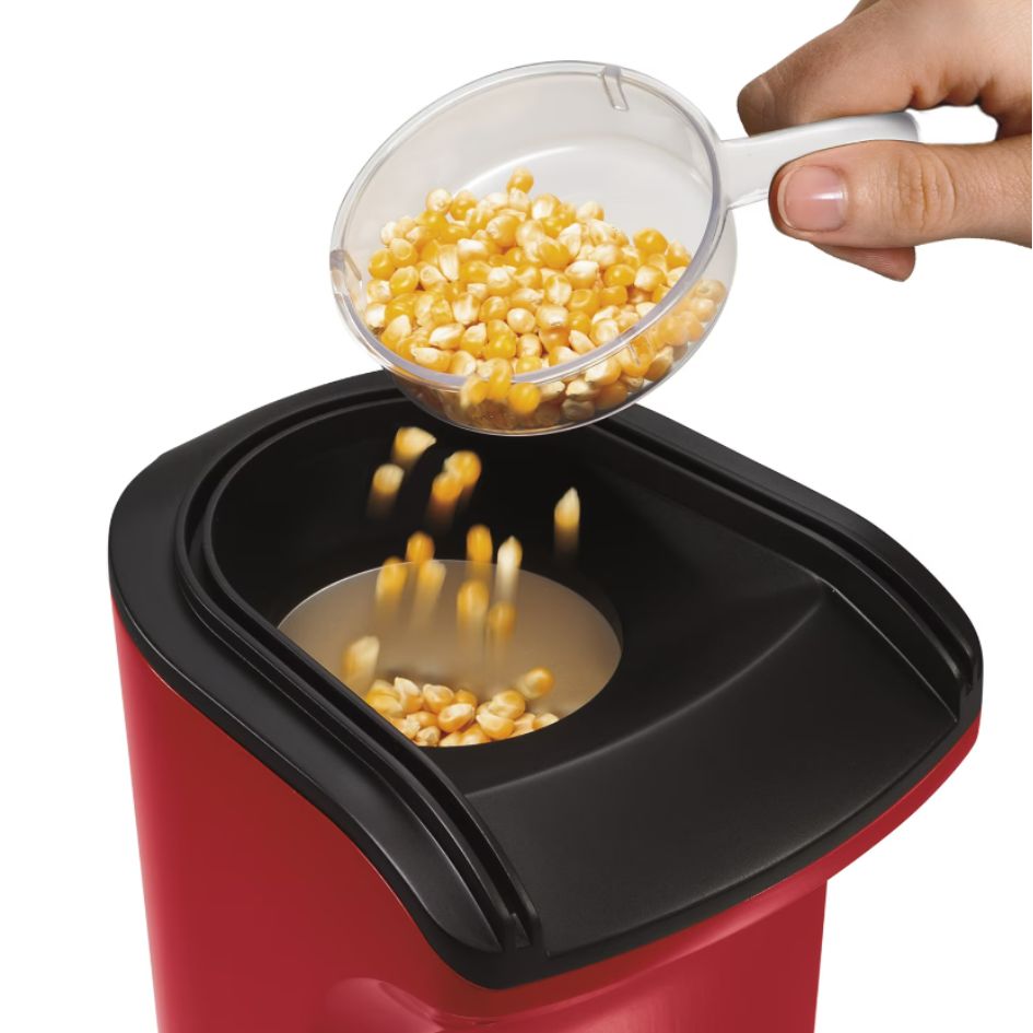 Máquina retro para hacer palomitas de maíz