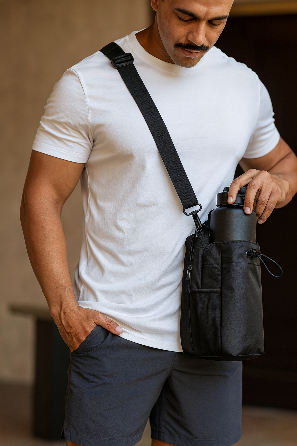 Bolso magnético para gimnasio