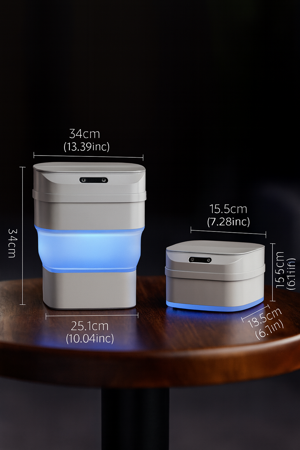 Cubo de Basura Inteligente Plegable