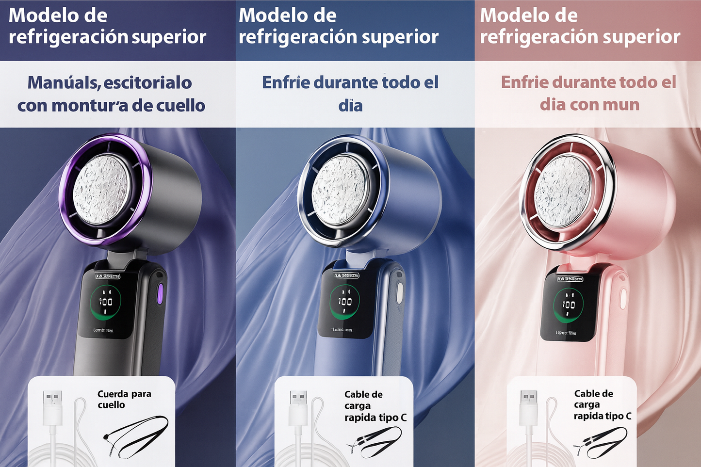 Ventilador portatil 400mAh