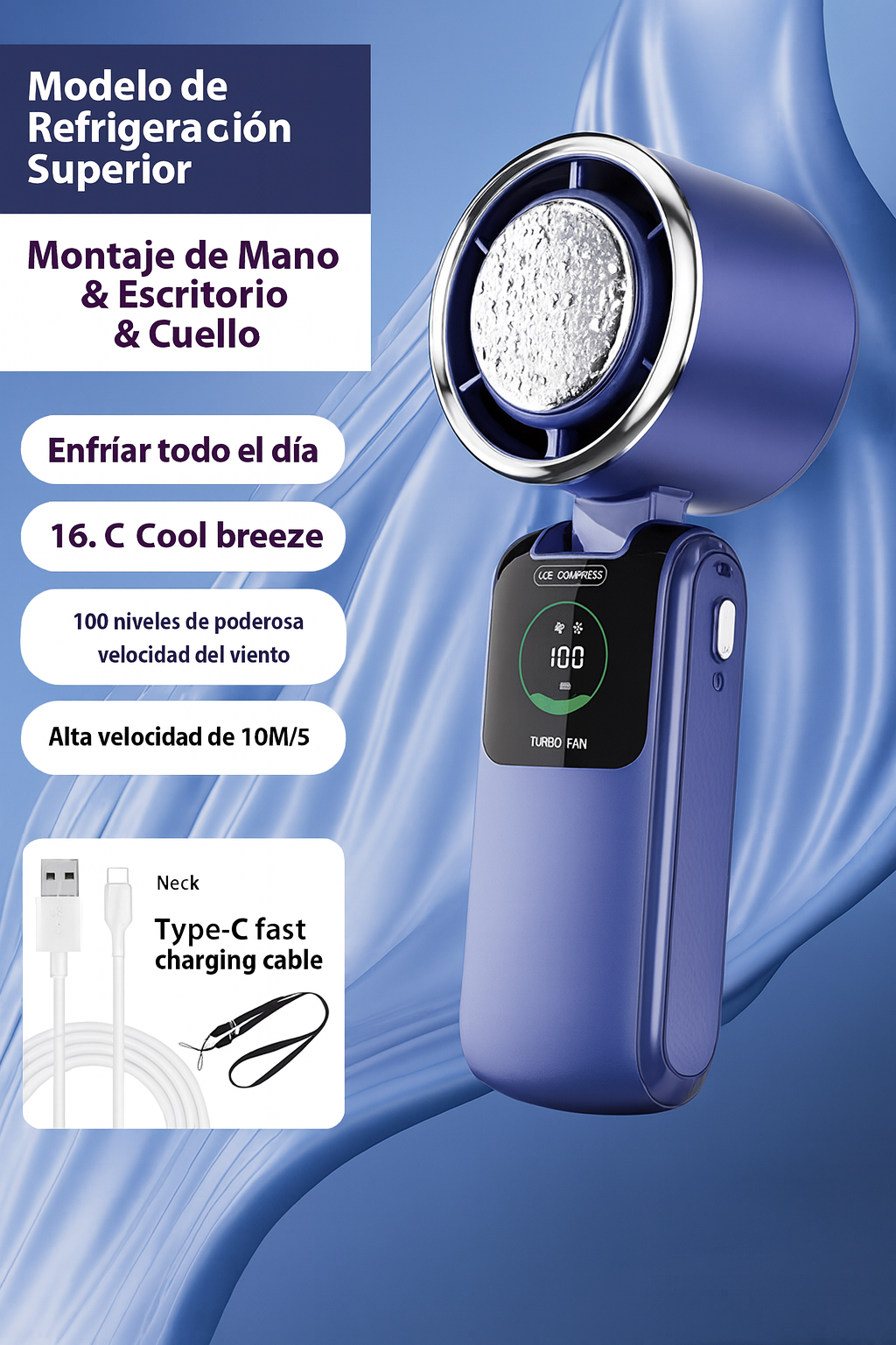 Ventilador portatil 400mAh