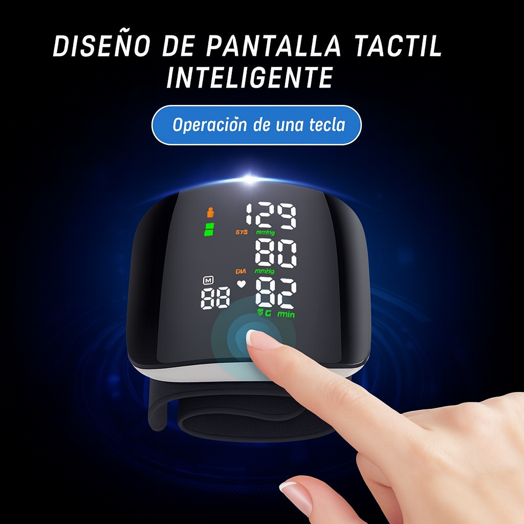 Pulsometro digital, con pantalla LED