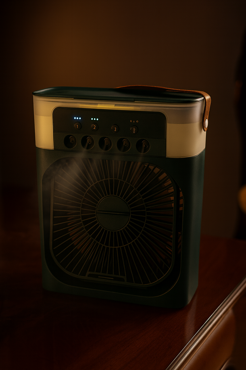 Mini Ventilador Aire Acondicionado Led