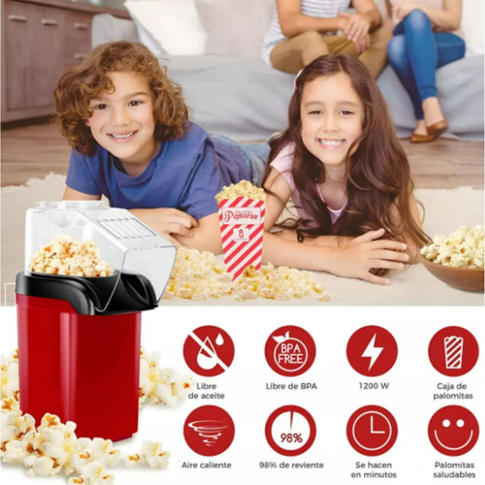 Máquina retro para hacer palomitas de maíz