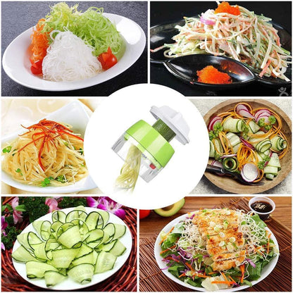 Cortador de verduras en espiral compacto.