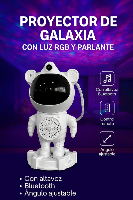 Proyector de Galaxia tipo Astronauta